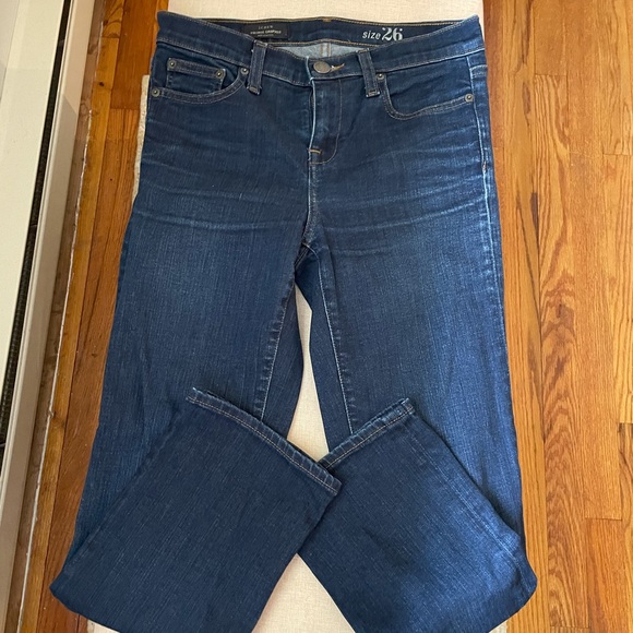 Jcrew vintage straight crop jeans